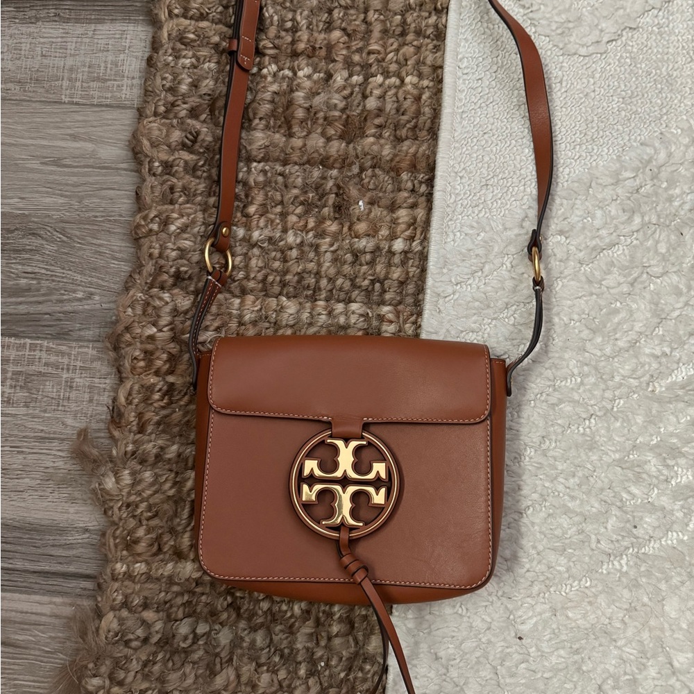 Tory Burch Carmel brown bag- worn twice